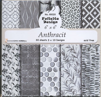 Felicita Design Anthracit 15x15cm 3x10 design 200g